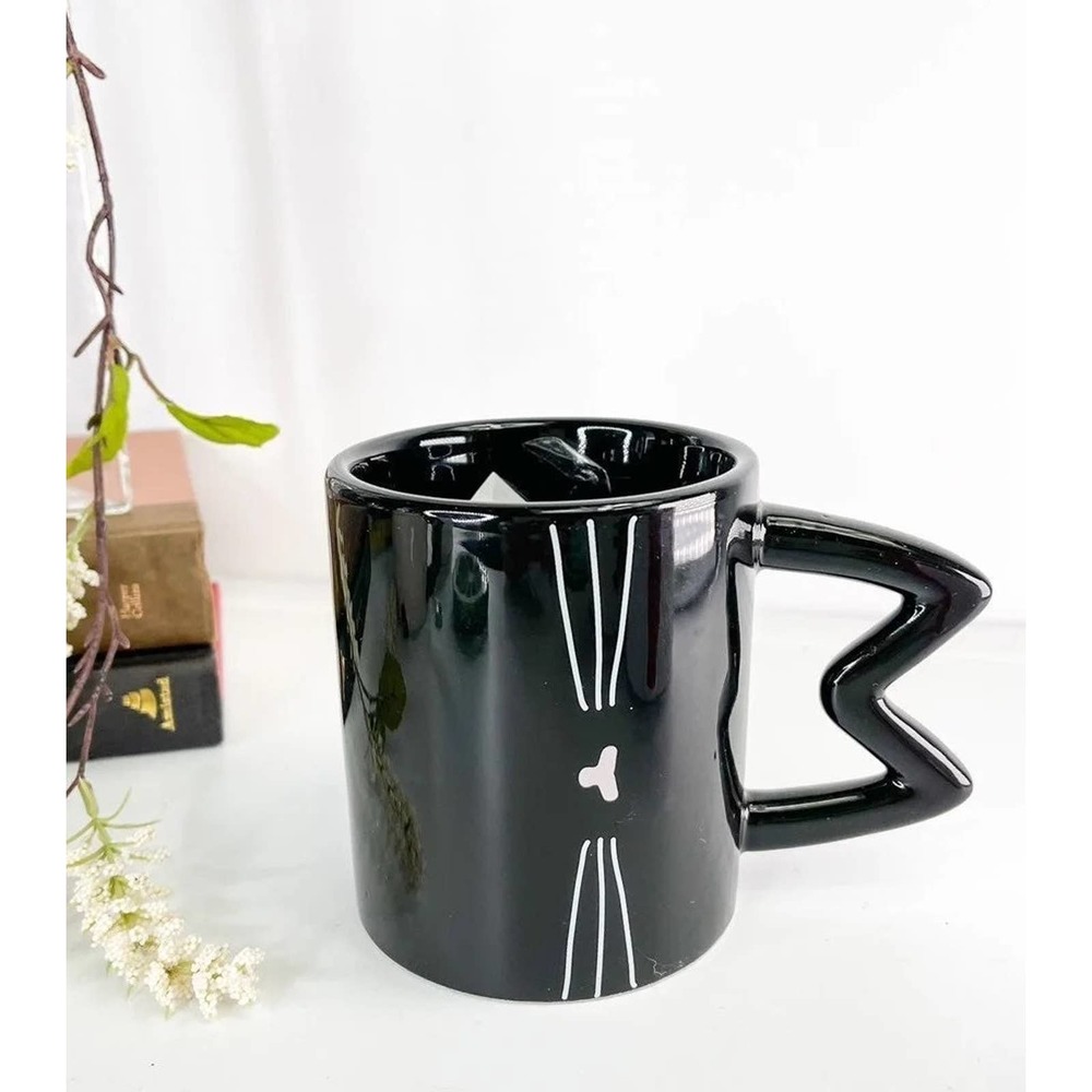 Mug w/Cat Shaped Ears Cat Wiskers and Pink Nose NWT - Picture 1 of 5